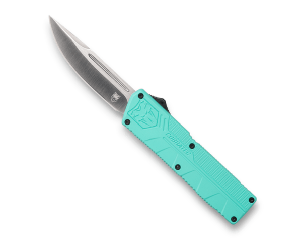 Cobratec Lightweight OTF Drop Point 3.25″ Tiffany Blue