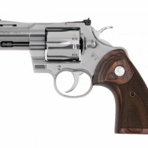 NEW COLT PYTHON 2022 3″ .357 MAGNUM 6RD STAINLESS WOOD GRIPS