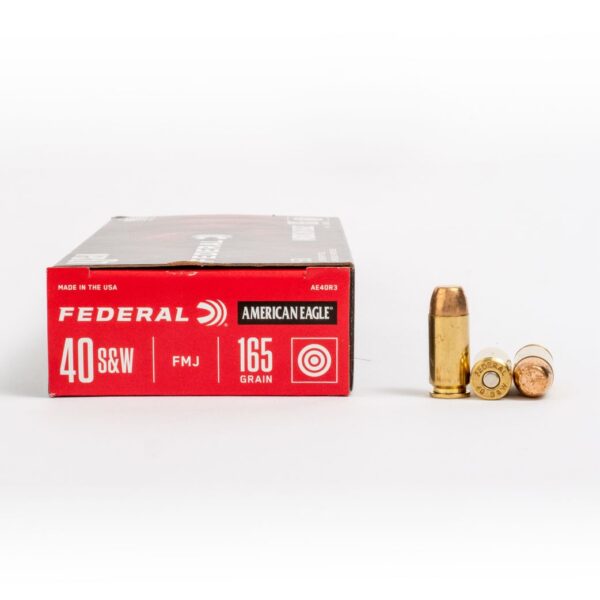 40 SW – 165 Grain FMJ – Federal (AE40R3) – 1000 Rounds