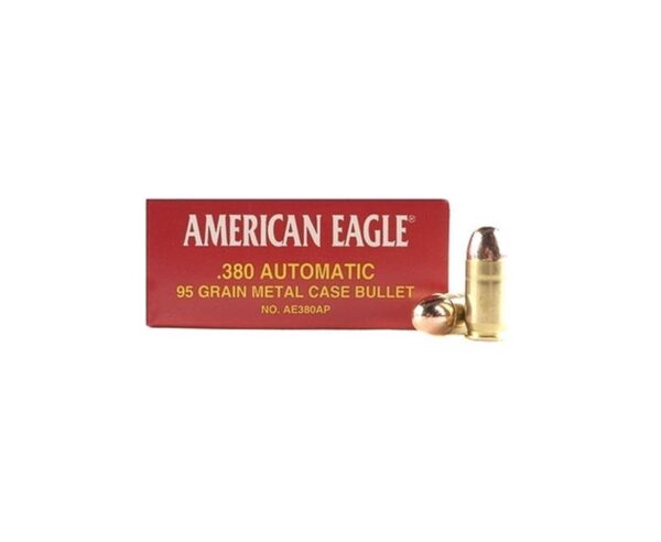 Federal AM Eagle 380 ACP 95GR FMJ 50rds