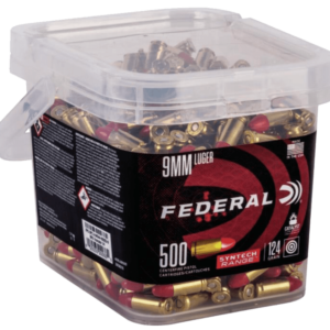 Federal American Eagle Brass 9mm 124 Grain 500-Rounds TSJRN