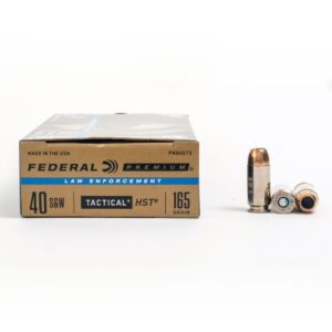 40 SW – 165 gr HST JHP – Federal LE (P40HST3) – 1000 Rounds