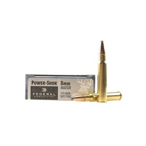 Federal PWRSHK 8MM MAU 170GR SP 20rds