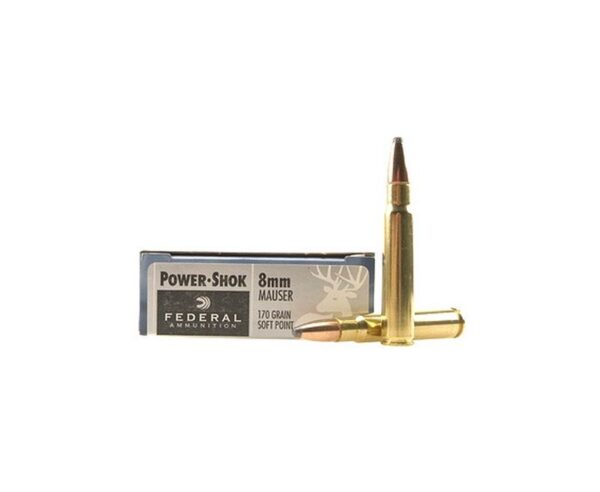 Federal PWRSHK 8MM MAU 170GR SP 20rds