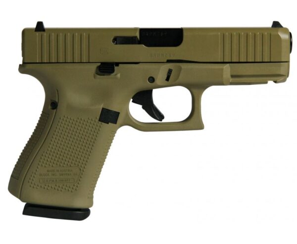 Glock 19 Gen5 Flat Dark Earth 9mm 4.02″ Barrel 15-Rounds - Image 2