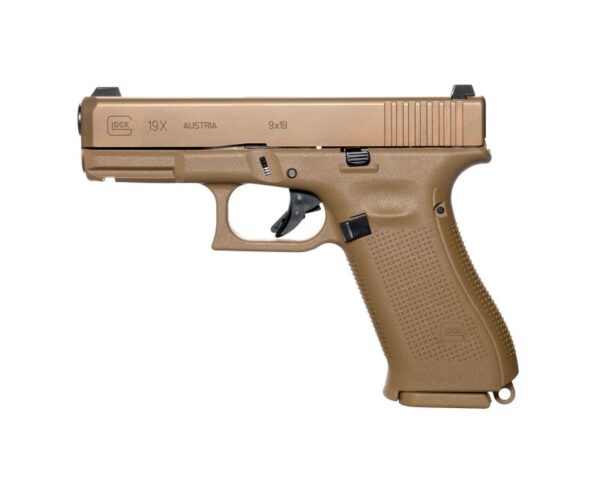 Glock 19x Gen 5 Coyote Tan 9mm 4.01″ Barrel 19-Rounds