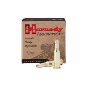 Hornady 218 Bee 45 gr HP Ammunition Per 25 rounds per box.