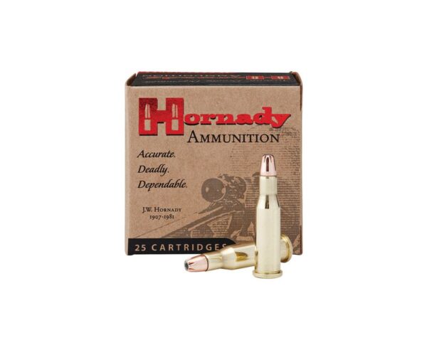 Hornady 218 Bee 45 gr HP Ammunition Per 25 rounds per box.