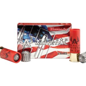 Hornady American Whitetail 12 Gauge 5-Round Box Slug Shot 2.75″