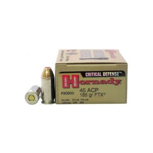 Hornady Critical Defense .45ACP 185GR FTX 20Rds