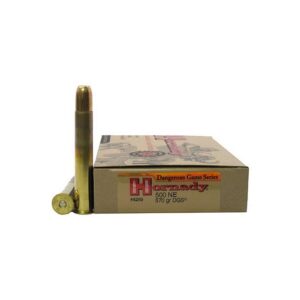 Hornady .500 Nitro Express 570 Grain DGS FMJ 20 Round Box