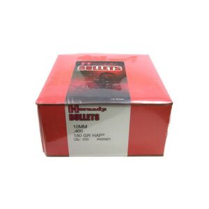 Hornady .40 Caliber Bullets 500 Projectiles Hollow points 180 Grains