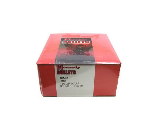 Hornady .40 Caliber Bullets 500 Projectiles Hollow points 180 Grains