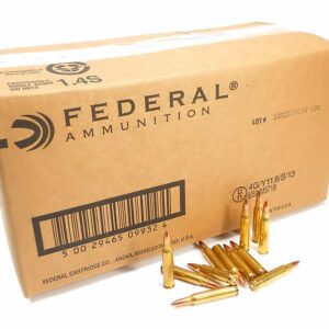 223 5.56×45 Ammo 55gr FMJ Federal American Eagle (AE223BKX) 1000 Round Bulk Case