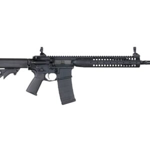 LWRC IC-SPR AR-15 Black 5.56 NATO Semi Auto Rifle, 16-Inch Spiral Fluted Barrel 30 Rd