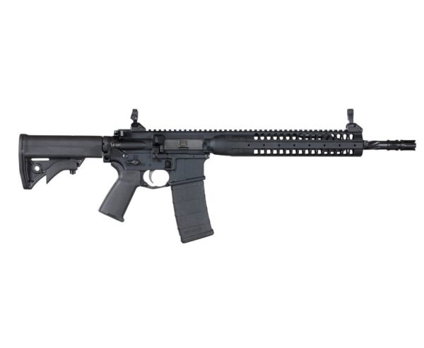 LWRC IC-SPR AR-15 Black 5.56 NATO Semi Auto Rifle, 16-Inch Spiral Fluted Barrel 30 Rd