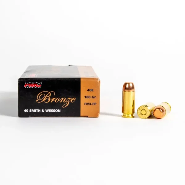 40 SW – 180 gr FMJ – PMC (40E) – 1000 Rounds