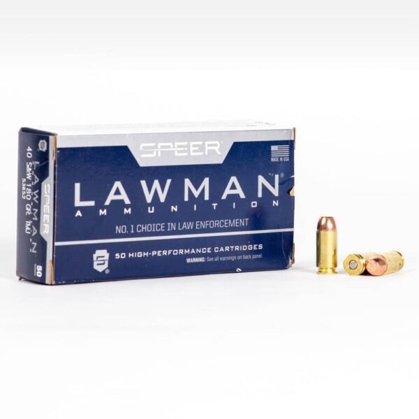 40 SW – 180 gr TMJ – Speer Lawman (53652) – 1000 Rounds - Image 2