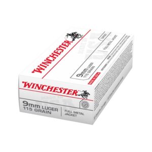 Winchester Ammunition 9MM 115GR FMJ 50Rds