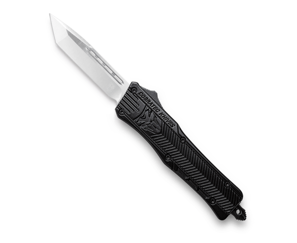 CobraTec CTK-1 OTF Knife – 2.75″ Plain Tanto Blade with Nylon Sheath