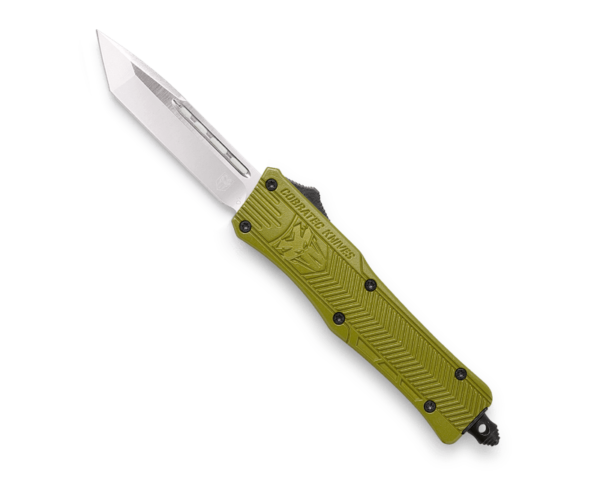 CobraTec CTK-1 OD-Green OTF Knife – 2.75″ Plain Tanto Blade with Nylon Sheath