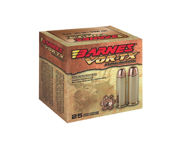 Barnes Bullets VOR-TX Brass .454 Casull 250-Grain 20-Rounds BXPB