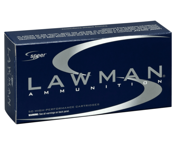 Speer Lawman Brass 9mm 115 Grain 50-Rounds TMJ