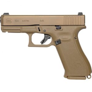 Glock 19X Gen 5 Flat Dark Earth 9mm 4.02″ Barrel 19-Rounds Streamlight TLR7A