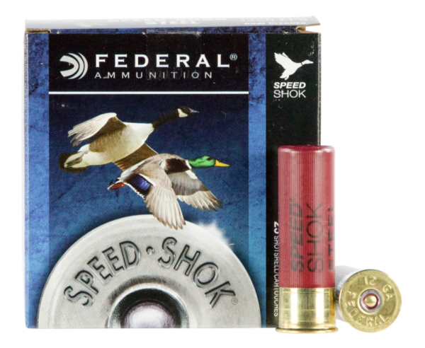 Federal Speed-Shok 12 GA #4 Shot 25-Rounds 3″