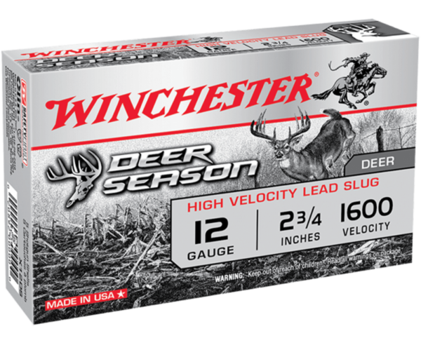 Winchester Deer Season High Velocity 12 GA 2.75″ 5-Rounds Slug