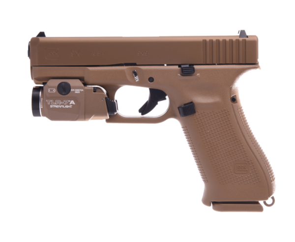 Glock 19X Gen 5 Flat Dark Earth 9mm 4.02″ Barrel 19-Rounds Streamlight TLR7A - Image 2