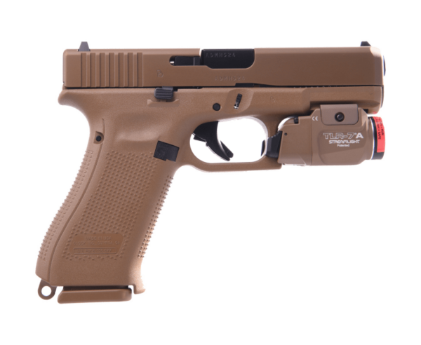 Glock 19X Gen 5 Flat Dark Earth 9mm 4.02″ Barrel 19-Rounds Streamlight TLR7A - Image 3