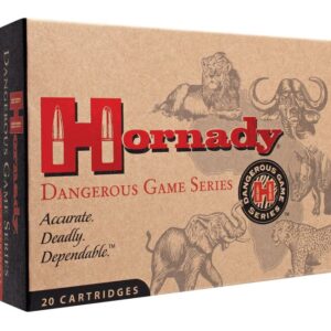 Hornady Dangerous Game Ammunition 416 Rigby 400 Grain DGX Bonded Box of 20