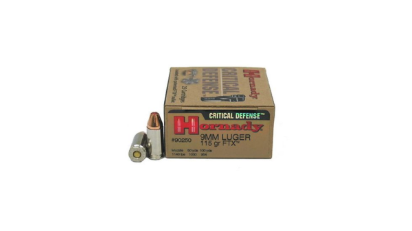 Hornady Critical Defense 9mm Luger 115 Grain Flex Tip eXpanding  500 rounds