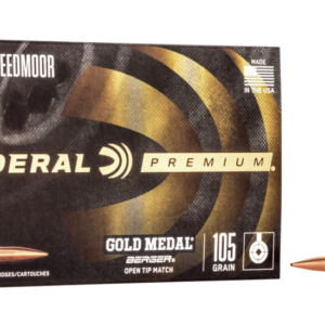 Federal Premium BERGER HYBRID BTHP 6mm Creedmoor 105 grain Berger Hybrid 500 rounds