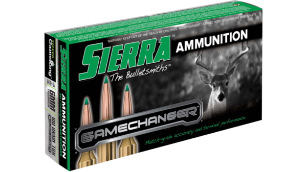 Sierra GameChanger 6mm Creedmoor 100 Grain, Sierra Tipped GameKing Brass Cased 500 rounds