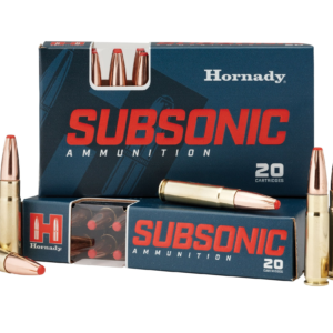 Hornady Subsonic Ammunition 300 AAC Blackout 190 Grain Sub-X FTX  500 rounds