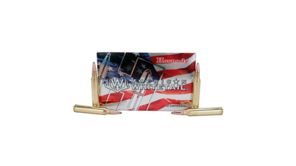 Hornady American Whitetail Ammunition 300 Winchester Magnum 150 Grain Interlock Spire Point 500 rounds