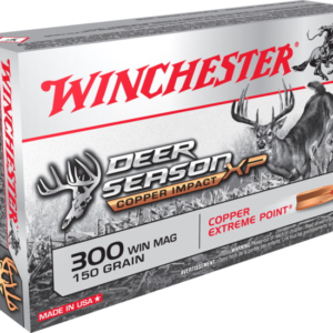 Winchester DEER SEASON XP .300 Winchester Magnum 150 grain Copper Extreme Point Polymer Tip  500 rounds