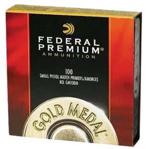 Federal Premium Gold Medal Small Pistol Match Primers #100M