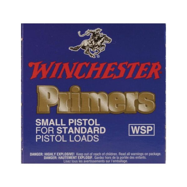 Winchester Small Pistol Primers #1-1/2