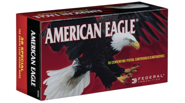 Federal Premium Centerfire Handgun Ammunition .38 Special 158 grain Lead Round Nose 500 rounds