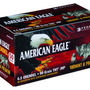 Federal Premium VARMINT / PREDATOR 6.5mm Grendel 90 grain TNT Jacketed Hollow Point  500 rounds