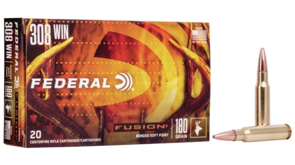 Federal Premium FUSION .308 Winchester 180 grain Fusion Soft Point 500 round