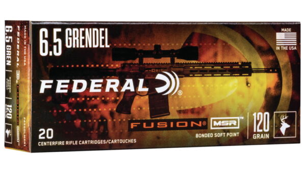 Federal Premium Fusion 6.5mm Grendel 120 grain Fusion Soft Point  500 rounds