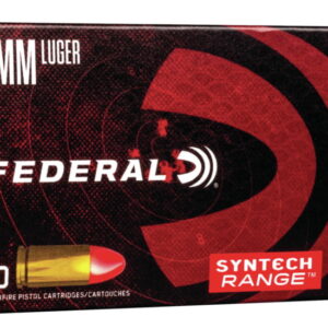 Federal Premium Centerfire Handgun Ammunition 9mm Luger 115 grain Syntech Total Synthetic Jacket 500 rounds