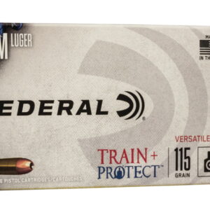 Federal Premium Centerfire Handgun Ammunition 9mm Luger 115 grain Jacketed Hollow Point 500 rounds