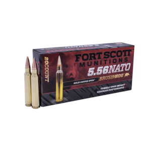 Fort Scott Munitions 5.56 NATO Copper 62 Grain  500 rounds