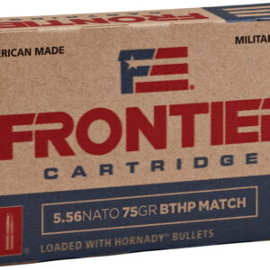 Hornady Frontier 5.56x45mm NATO 75 Grain Boat-Tail Hollow Point 500 rounds