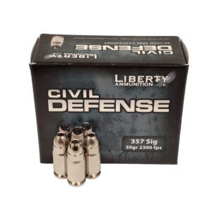 Liberty Ammunition Civil Defense .357 SIG 50 grain Hollow Point 500 rounds